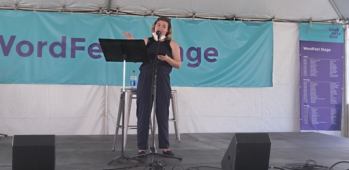 Poetry Reading at the 2021 Utah Arts Festival